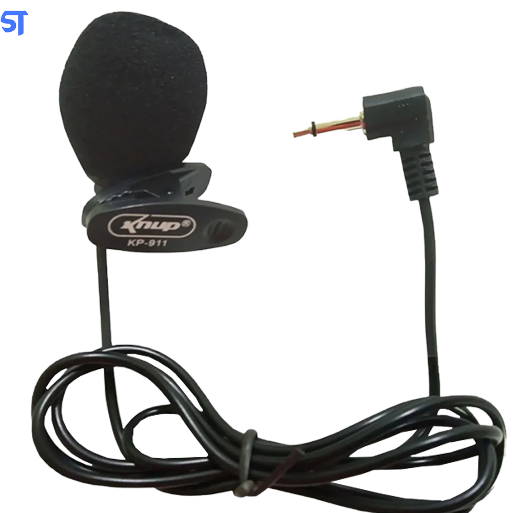 Microfone De Lapela Para Pc, Notebook, Smartphone Vídeo Conferencia P2 Kp-911